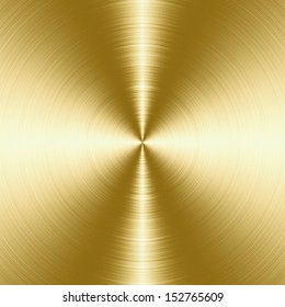 Shiny Gold Brushed Metal Texture Background Stock Illustration ...