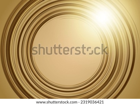 shiny rotating gold object background