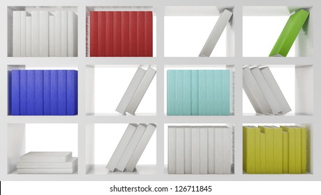 Book Shelf Stock Illustrations Images Vectors Shutterstock