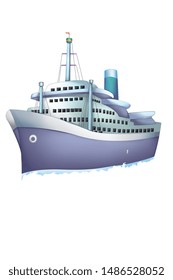 Ship Cartoon Art Work Pics