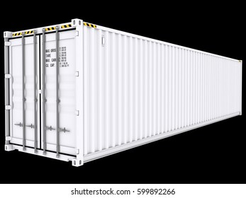 Shipping Container 3d rendering