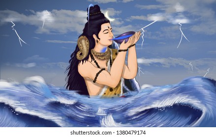 9 Lord Shiva Drinking Poison Images, Stock Photos & Vectors | Shutterstock