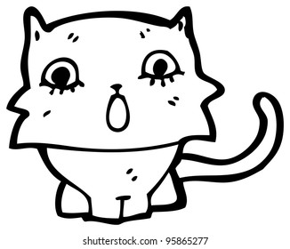 Shocked Cat Cartoon Stock Illustration 95865277 | Shutterstock