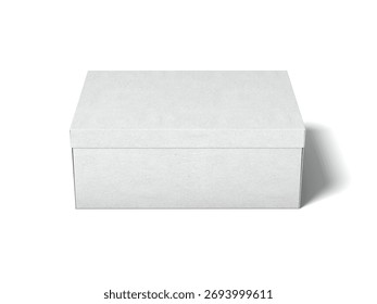 Shoe Box 3D Render Isolated White for Mockup 2