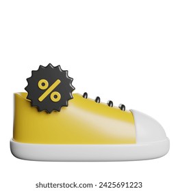 Shoes Discount Promo 3D Rendering Illustration - Powered by Shutterstock