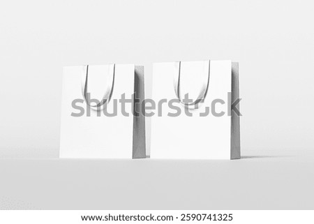 Shooping Bag 3D rendering illustration.