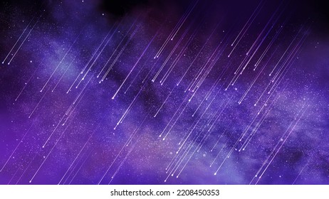 Shooting Starry Night Sky, High Definition Star Field Background