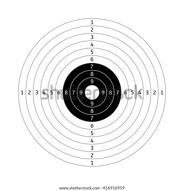 Shooting Target Points Illustration Isolated On Stock Illustration ...