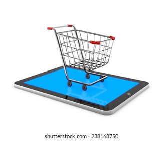 shopping cart online 3d
