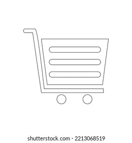 Shopping Cart Symbol Or Icon Looks Simple And Clear