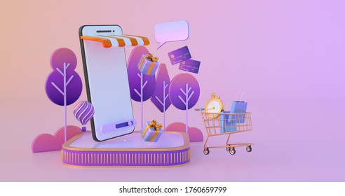 E Commerce Website Banner Images Stock Photos Vectors Shutterstock