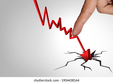 Short Selling And Shorting A Stock Or Market Manipulation And As An Economic And Financial Concept As An Investor Betting On An Investment To Go Down With 3D Illustration Elements.