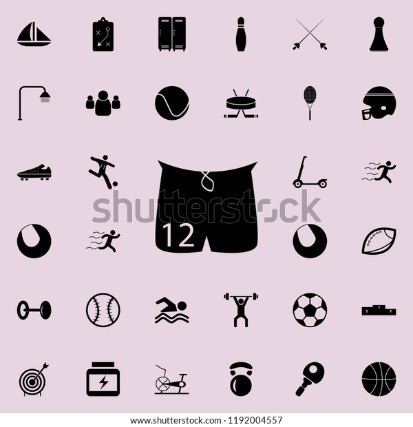 Shorts
icon. Sport icons universal set for web and
mobile