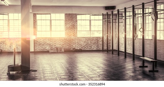 A shot of a gym in bright light - Powered by Shutterstock