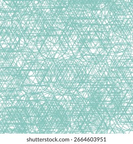 It shows a pattern of irregular, intertwined light - turquoise lines on a white background, creating a chaotic yet textured visual effect.