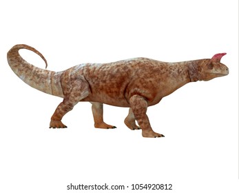 Shringasaurus Dinosaur Side Profile 3D Illustration - Shringasaurus Was A Herbivorous Sauropod Dinosaur That Lived In India In The Triassic Period.