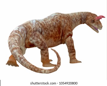 Shringasaurus Dinosaur Tail 3D Illustration - Shringasaurus Was A Herbivorous Sauropod Dinosaur That Lived In India In The Triassic Period.