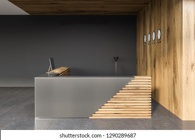 Download Reception Desk Mockup High Res Stock Images Shutterstock