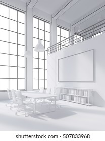 Reception Table Two Laptops Conference Room Stock Photo 500189794 ...