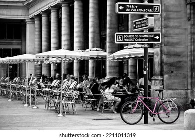 Sidewalk Cafe In Paris France