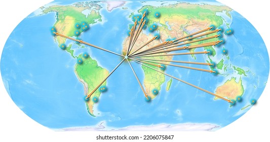 Sierra Leone Concept Map Centered On Stock Illustration 2206075847   Sierra Leone Concept Map Centered 260nw 2206075847 