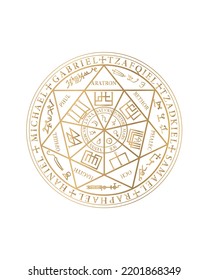 Sigil Talisman Seal Seven Archangels 