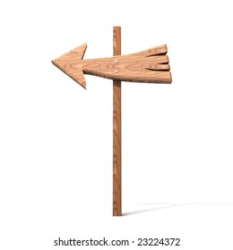 Empty Wooden Arrow Sign Post Road Stock Photo (Edit Now) 762756166