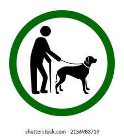 Sign ALL PETS MUST BE ON A LEASH On White Background. Illustration