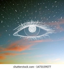 Sign of clairvoyance, foresight, foreknowledge, second sight