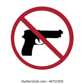 Sign - No Guns