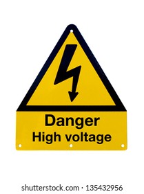 Signal Of Danger Of Death By Electrocution Following An Electric Shock