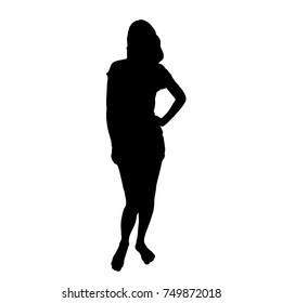 5,225 People silhouettes hands on hips Images, Stock Photos & Vectors ...