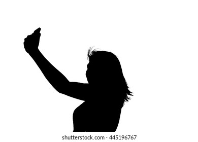 5,759 Woman Selfie Silhouette Images, Stock Photos & Vectors | Shutterstock