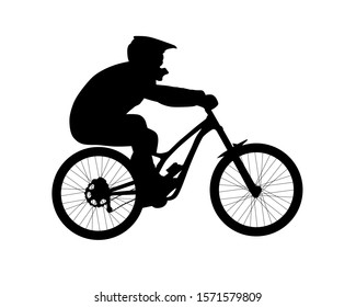 48,147 Mountain bike silhouett Images, Stock Photos & Vectors ...