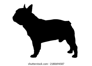 2,891 Sitting bulldog silhouette Images, Stock Photos & Vectors ...