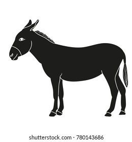 Mule Equus Mulus Vintage Engraved Illustration Stock Vector (Royalty ...