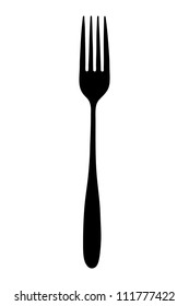 Fork Silhouette Images, Stock Photos & Vectors | Shutterstock