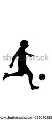 Similar – back and forth Dribbling