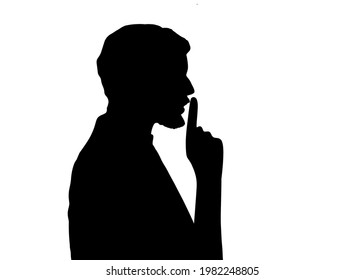 Silhouette Man Person Character Shadow Illustration Stock Illustration ...