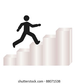 4,379 Man taking steps Images, Stock Photos & Vectors | Shutterstock