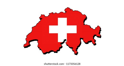 Switzerland Map Images, Stock Photos & Vectors | Shutterstock