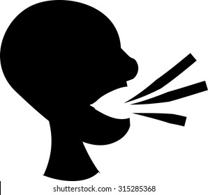 Person Shouting Silhouette Images Stock Photos Vectors Shutterstock