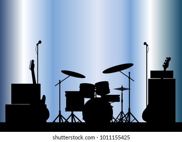 Band Stage Setup Stock Illustrations Images Vectors Shutterstock