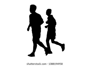 歩く 後ろ姿 のイラスト素材 画像 ベクター画像 Shutterstock