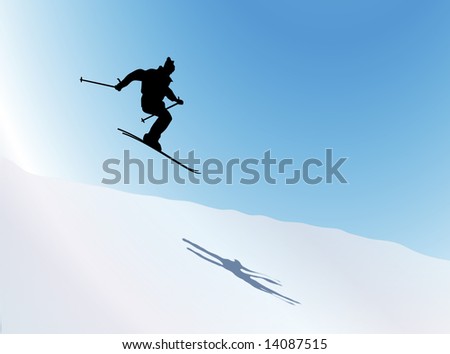 Image, Stock Photo ski-cross Style Joy