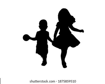 6,313 Sibling silhouette Images, Stock Photos & Vectors | Shutterstock