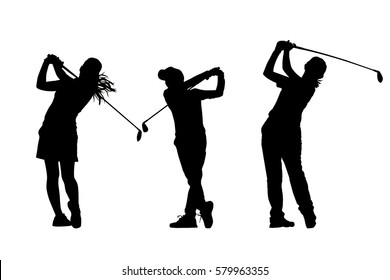 1,321 Women golfer silhouette Images, Stock Photos & Vectors | Shutterstock