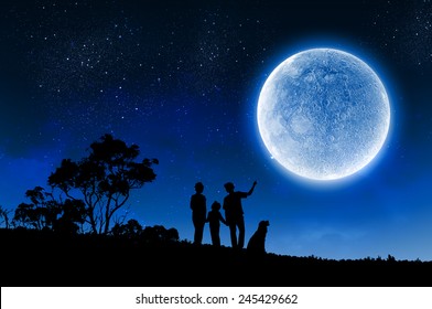 Under The Moonlight Images Stock Photos Vectors Shutterstock