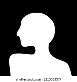 Silhoutte Of A Person, Male, Female, Illustration