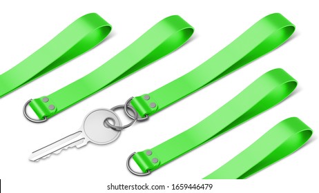 Silicone Strip Promotion Keychain PSD Mockup Collection
